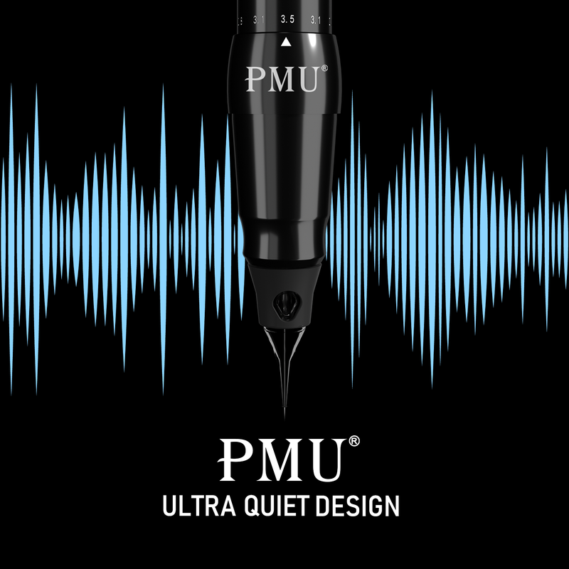 PMU Light Weight Brushless Motor Permanent Makeup Tattoo Machine Gun With RCA Connector Needle Stroke Adjustment
