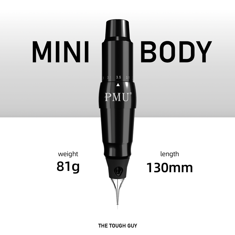 PMU Light Weight Brushless Motor Permanent Makeup Tattoo Machine Gun With RCA Connector Needle Stroke Adjustment